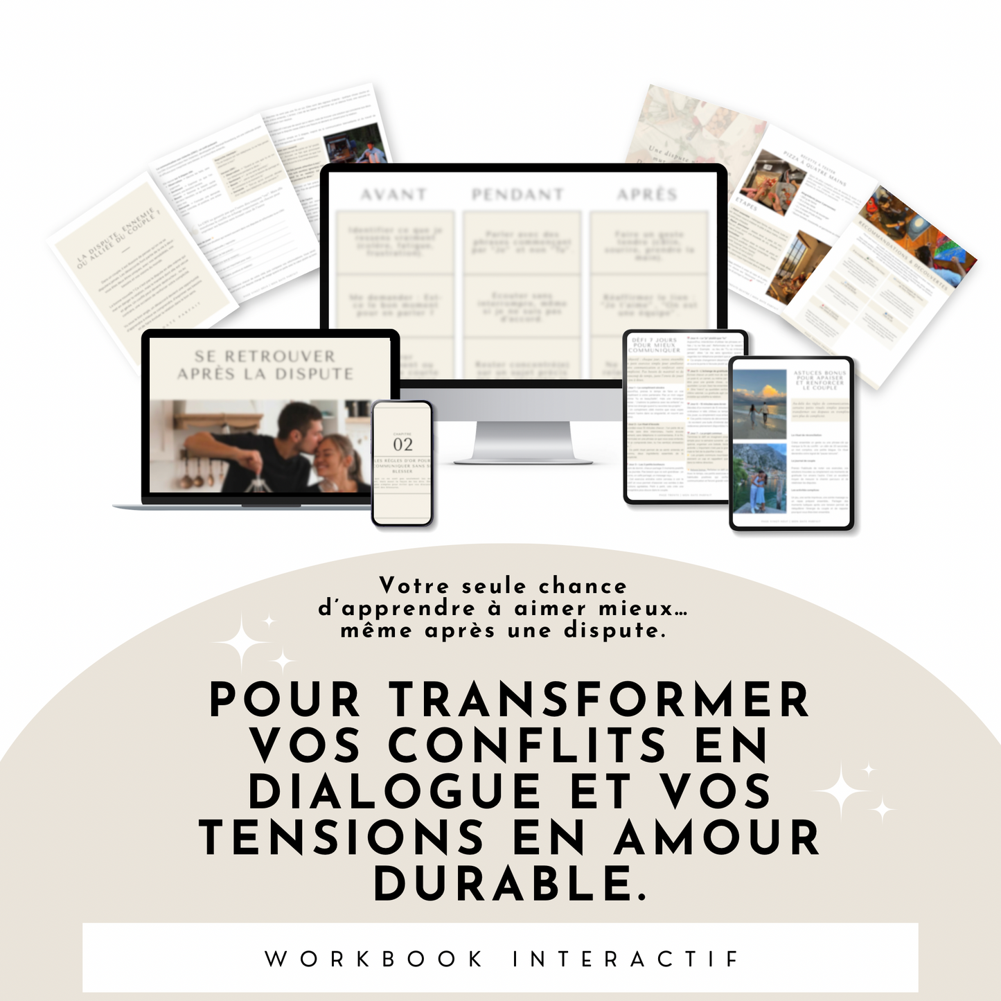 Se retrouver après la dispute – Le workbook exclusif des couples complices