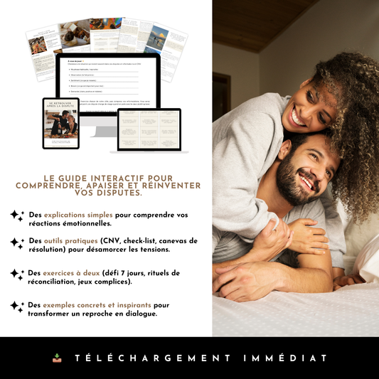 Se retrouver après la dispute – Le workbook exclusif des couples complices